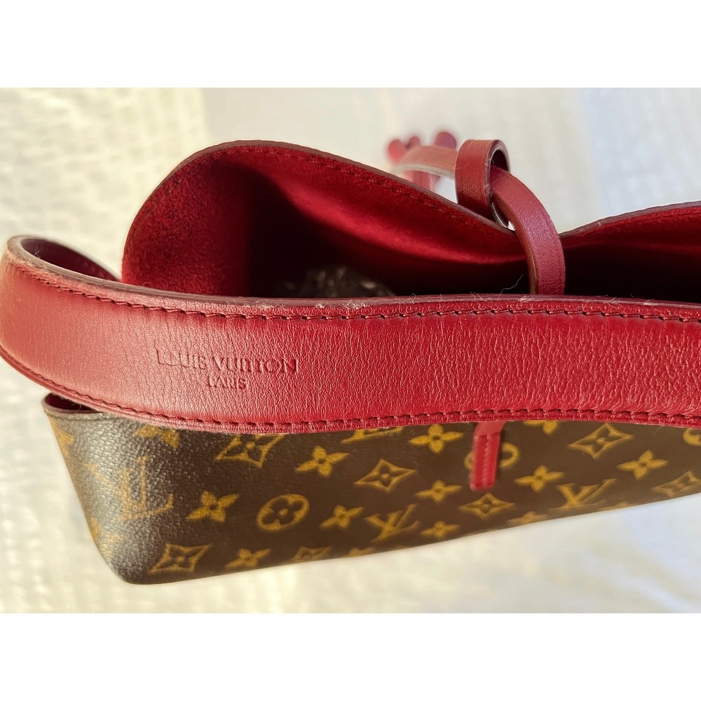 Louis Vuitton NN 14 GM Monogram Idole Ruby Red Bucket Bag Marc Jacobs 2014 Rcpt - Picture 12 of 16
